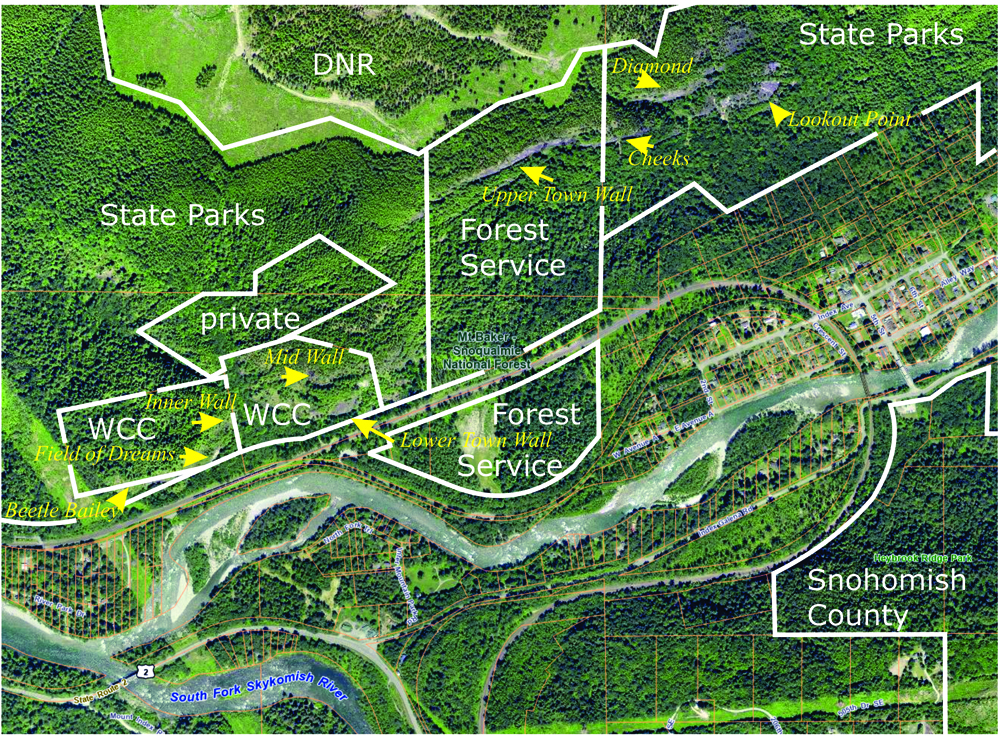 Climbers Donate Index Town Wall to Washington State Parks