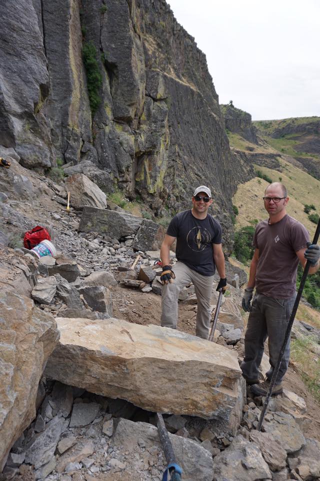 Access Fund Conservation Team/WCC crew in 2017.